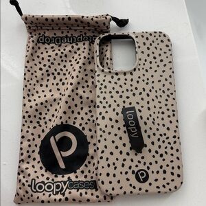 Loopy Case for iPhone 12 Pro Max- Mocha Dots